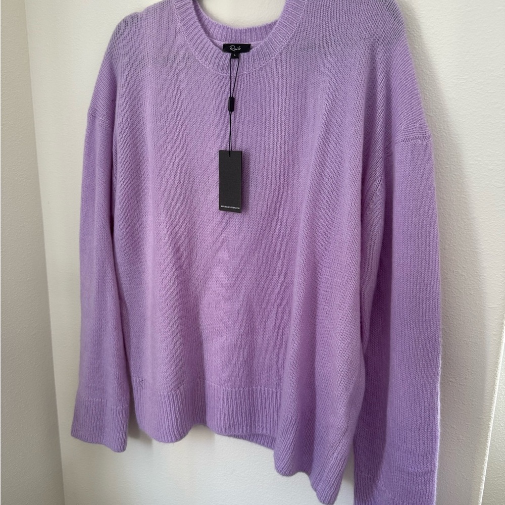 Rails Purple Crew Neck Sweater Soft Knit Casual